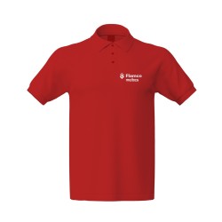 FLAMCO MEIBES logo polo shirt red M | 60★