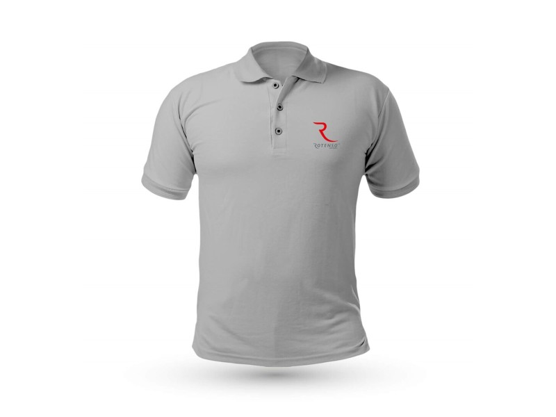 Koszulka polo logo ROTENSO kolor szary | 80★
