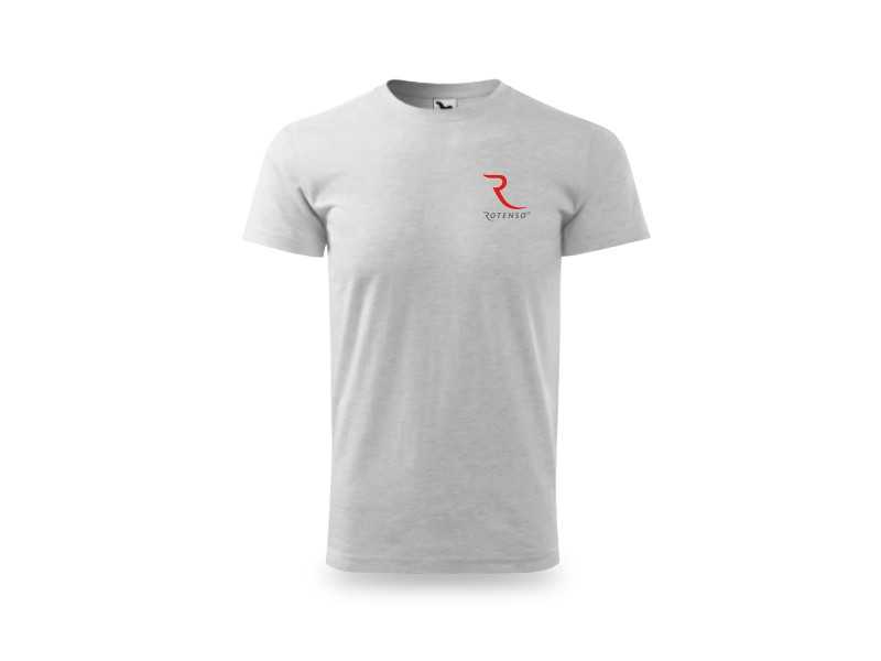 T-shirt logo ROTENSO kolor szary | 60★