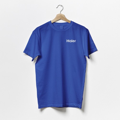 T-shirt logo Haier kolor niebieski| 60★