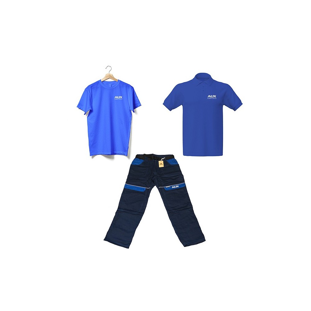 AUX logo work clothes blue color L | 400★.