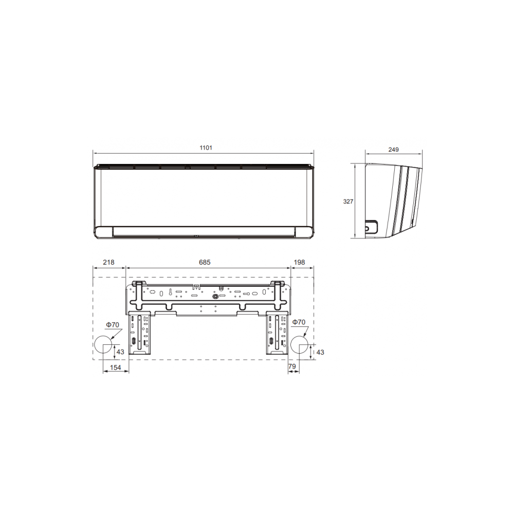 Air conditioner Sinclair Spectrum Plus 7.1kW ASH-24BIS2/W