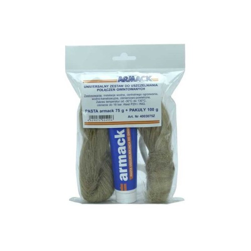 Pasta do uszczelniania połączeń gwintowanych tubka 75g + warkocz 100g