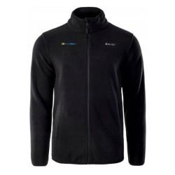 Hi-TEC logo fleecová mikina shopklima.co.uk barva černá | 155★
