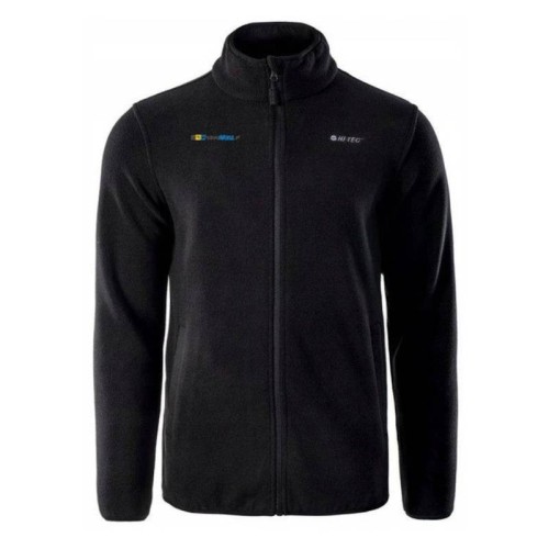 Hi-TEC logo fleecová mikina shopklima.co.uk barva černá | 155★
