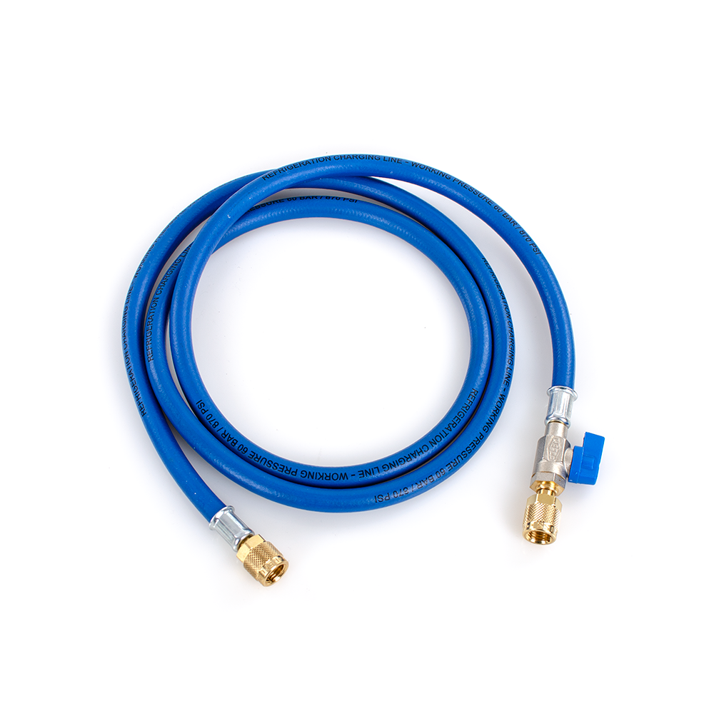 Refco service hose CA-CL-60-1/2"-UNF (5/16" x 1/4") | 150cm | with valve