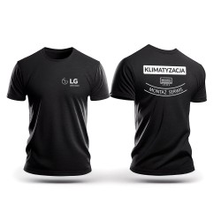 T-shirt logo LG Czarny | 60★
