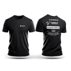 T-shirt tył logo Gree Czarny | 60★