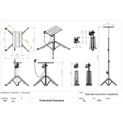 PL-430 cargo lift with remote control, for Black Diamond screwdriver 2