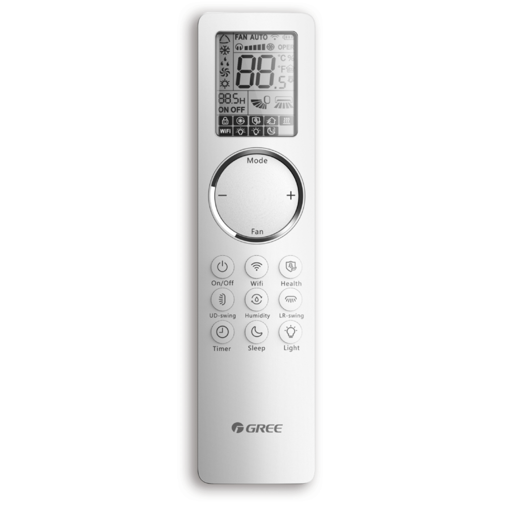 Gree Clivia Silver 2.5kw GWH09AUCXB-K6DNA1AA(S) wall air conditioner.