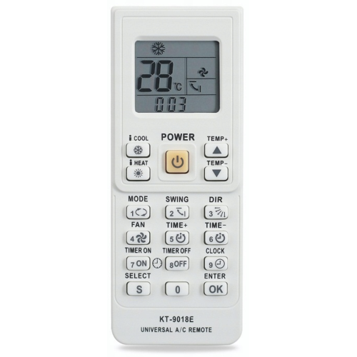 Universal remote control for air conditioning KT-9018e, 4000 models in 1