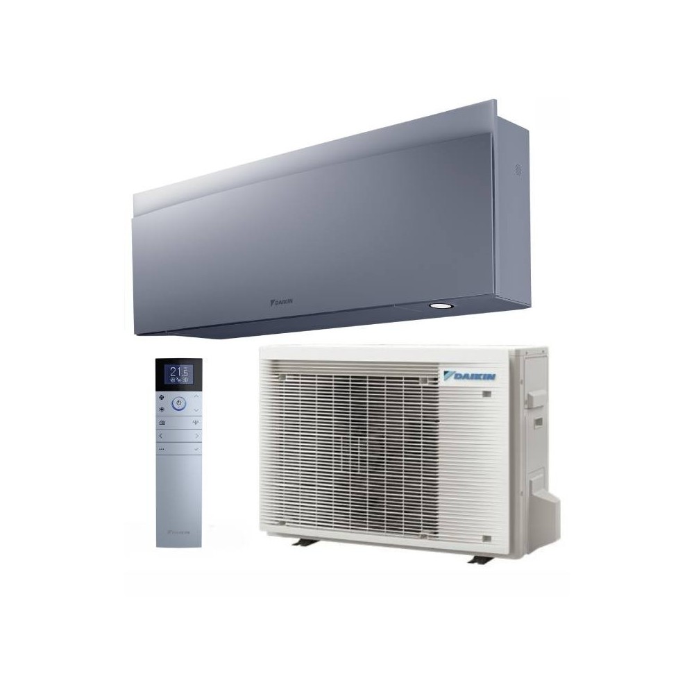 Srebrny klimatyzator Daikin Emura FTXJ 2.5kW | montaż, hurtownia