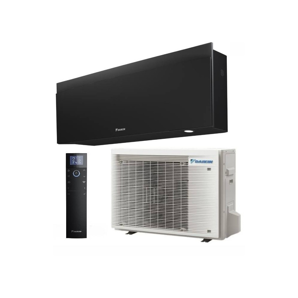 Czarny klimatyzator Daikin Emura FTXJ 2.0kW | montaż, hurtownia
