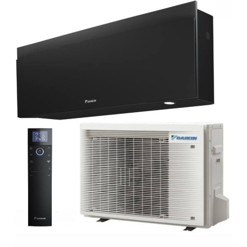 Czarny klimatyzator Daikin Emura FTXJ 5kW | montaż, hurtownia