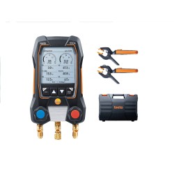 Testo 550S Smart - elektroniczna oprawa zaworowa, manometry