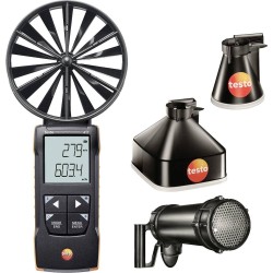 Větrný anemometr Testo 417 - Sada s objímkami a rovnacím zařízením