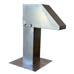 Střešní prostup, vpusť 125x125 H570 2