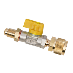 CA-1/2"-20UNF REFCO hose shut-off ball valve 2