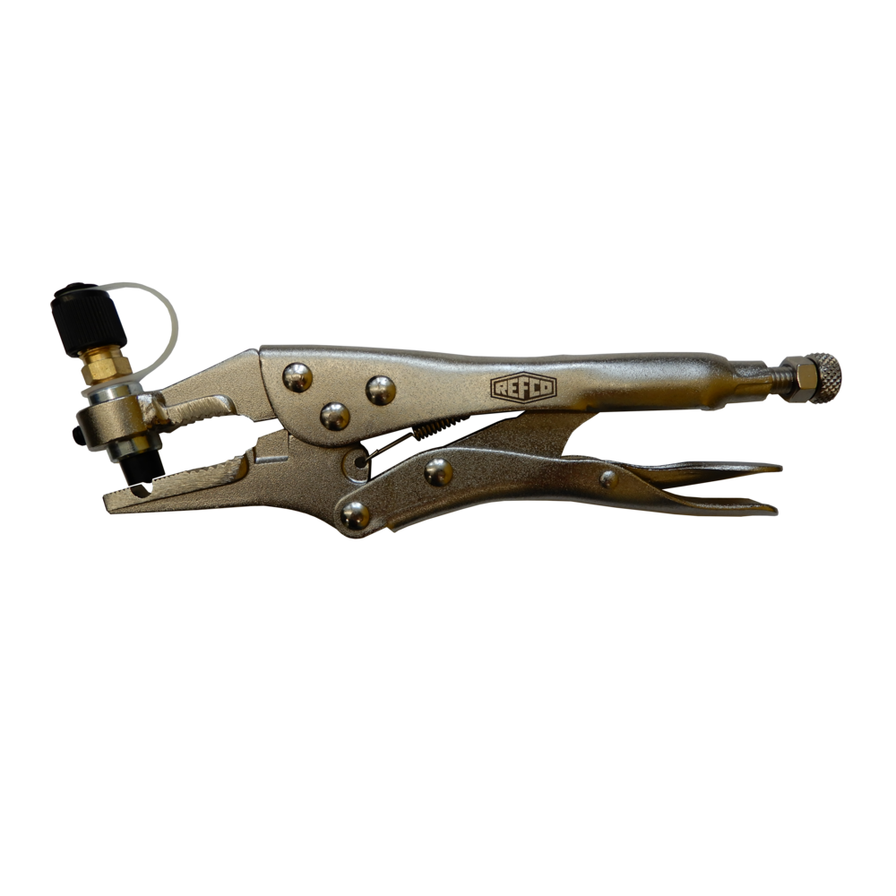 Evacuation pliers with service valve Refco 14210