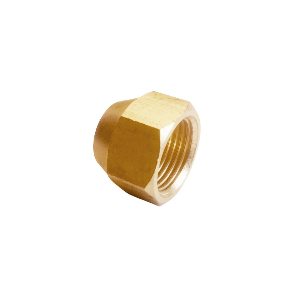 Brass nut, surcharge 3/8'' (10mm)
