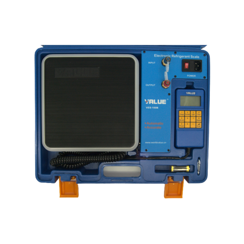 Waga elektroniczna do czynników chłodniczych Value VES-100B z zaworem odcinającym