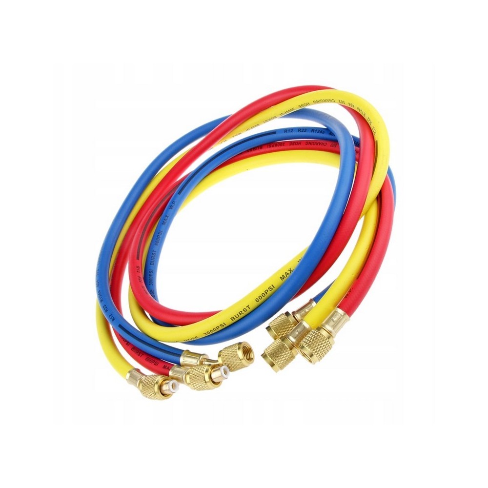 CH-360RYB-S 1/4 | R134a | 150cm service hose set