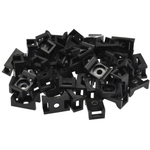 Mounting base, holder for cable ties 100 pcs.