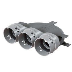 Rekuperační box PP PE-FLEX fi 75mm, 3x75