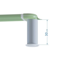 Extension for anemostat fi 125mm x 30cm