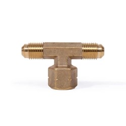Trójnik mosiężny 1/4 SAE M-F-M REFCO T6-4