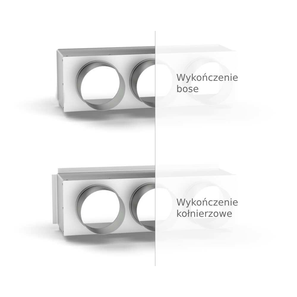 Collector, manifold for ducted air conditioning - on request