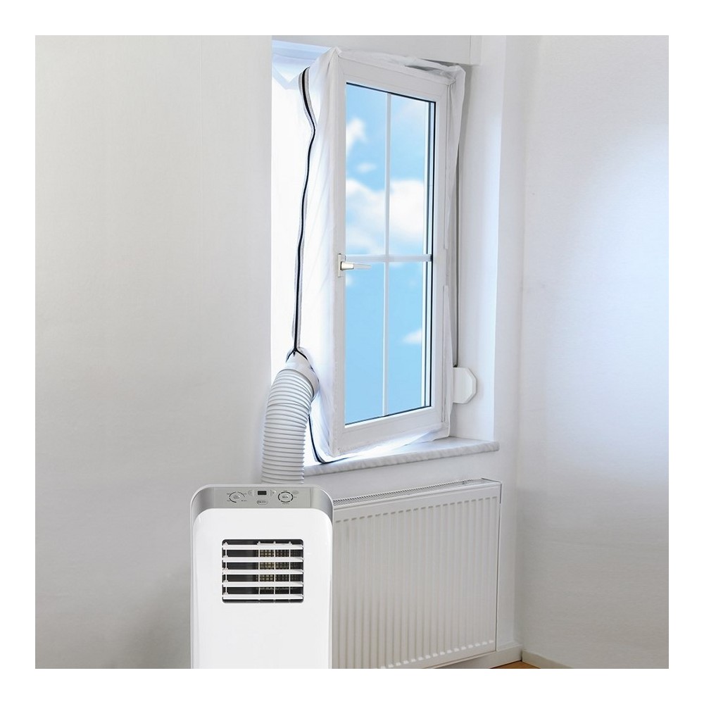 Window seal for portable air conditioner