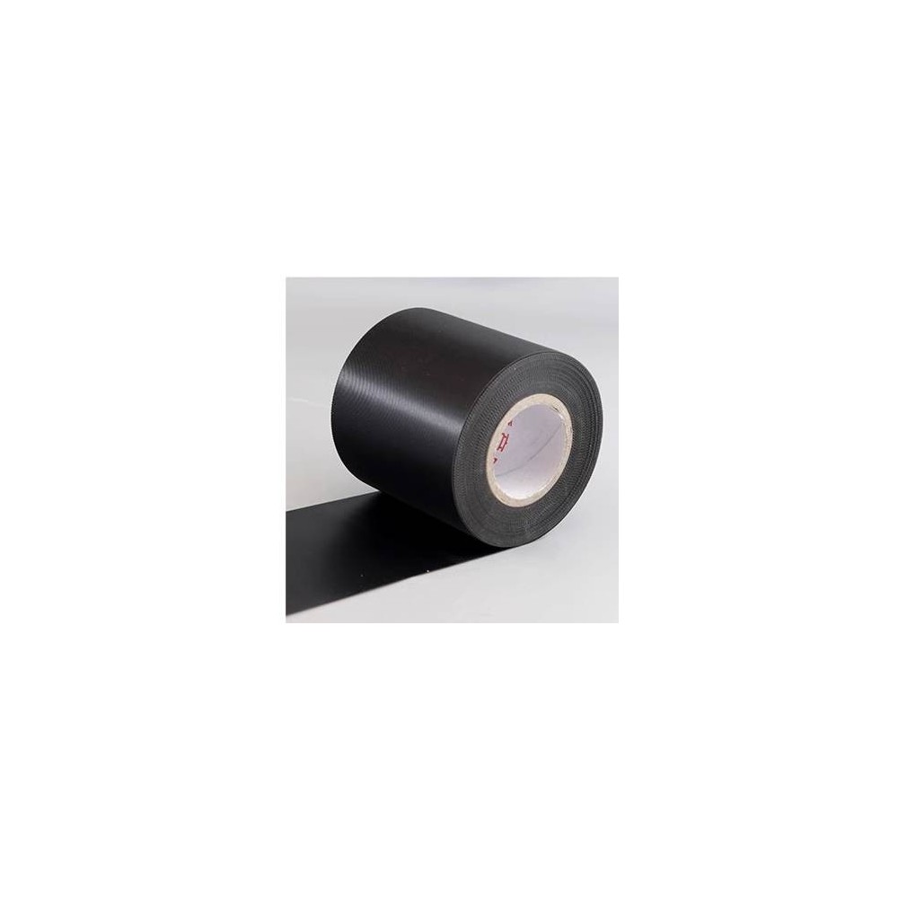 Černá instalační balicí páska, bez lepidla, odolná proti UV záření 55 mm x 9 m