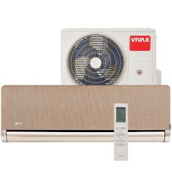Klimatizační jednotka VIVAX H+ Design Gold ACP-18CH50AEHI+/G 5,3 kW
