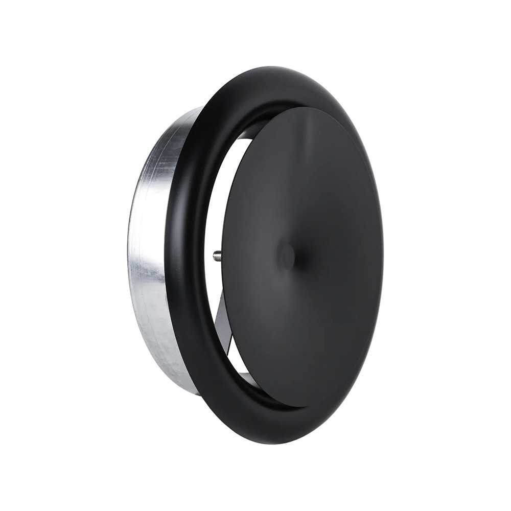 Ventilator, supply anemostat SAV-BL D-160mm black