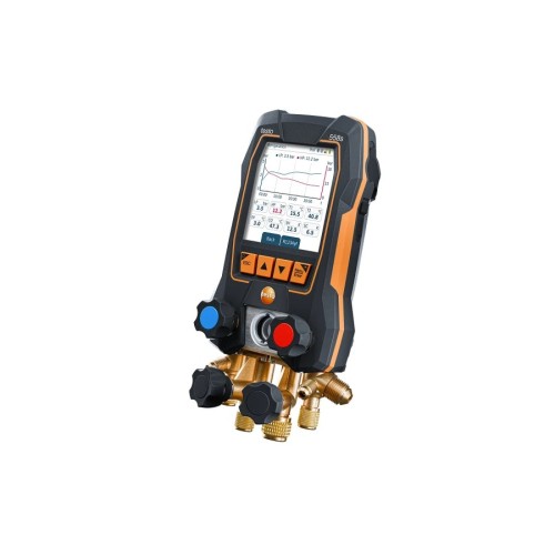 Testo 558S - zestaw Smart Vacuum elektroniczna oprawa zaworowa z intuicyjnym ekranem dotykowym