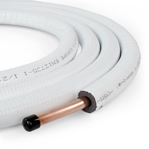 Rura miedziana STANN w otulinie PE 1/4 x 0.8mm 50mb