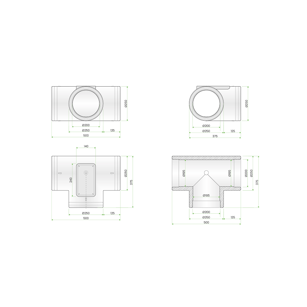 copy of EPS PE-FLEX socket coupling for pipe fi 200