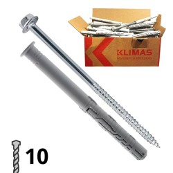 Wkręt-met Kołek tworzywowy typu driva 8 mm x 23 mm