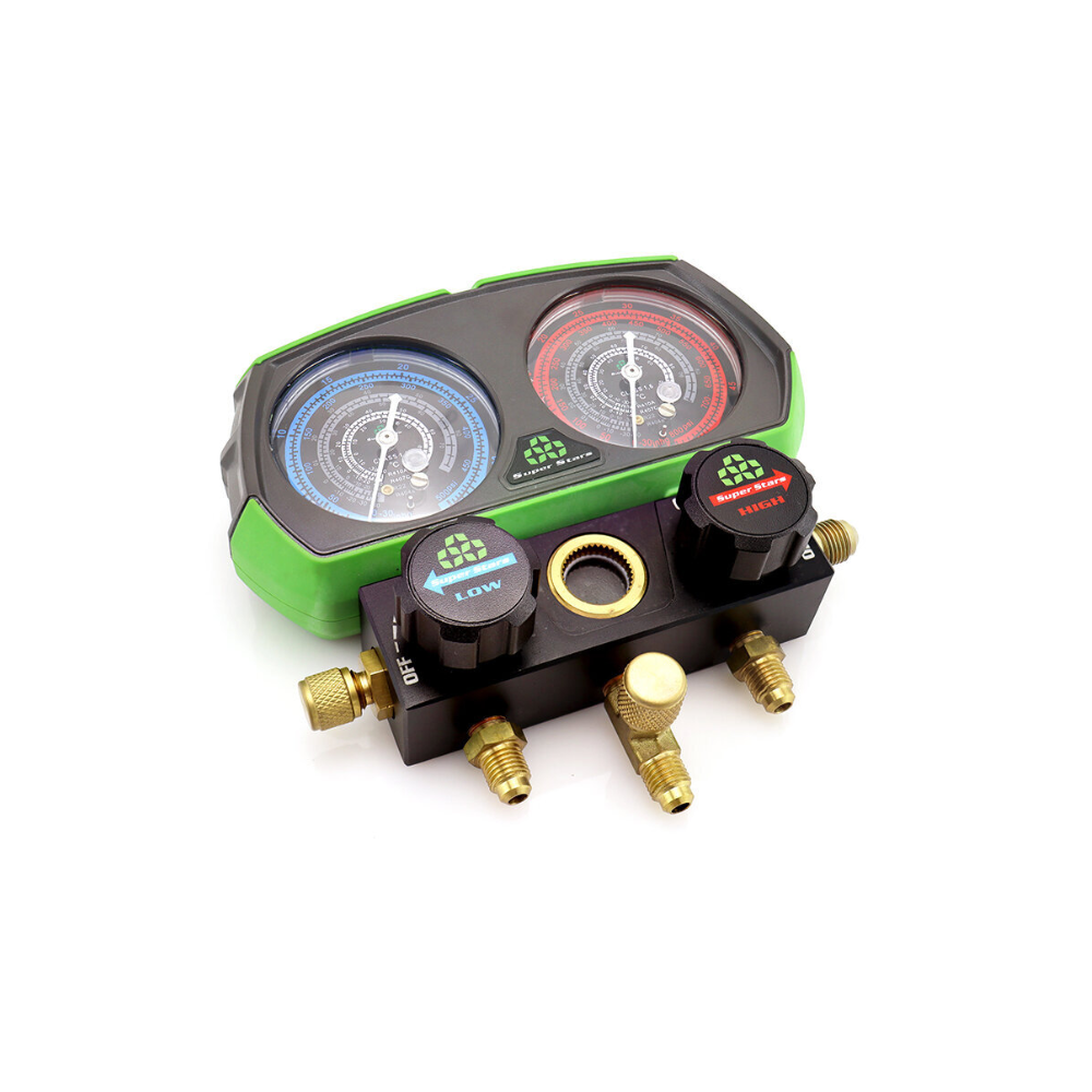 Pressure gauge set with Super Stars service hoses ST-B2681