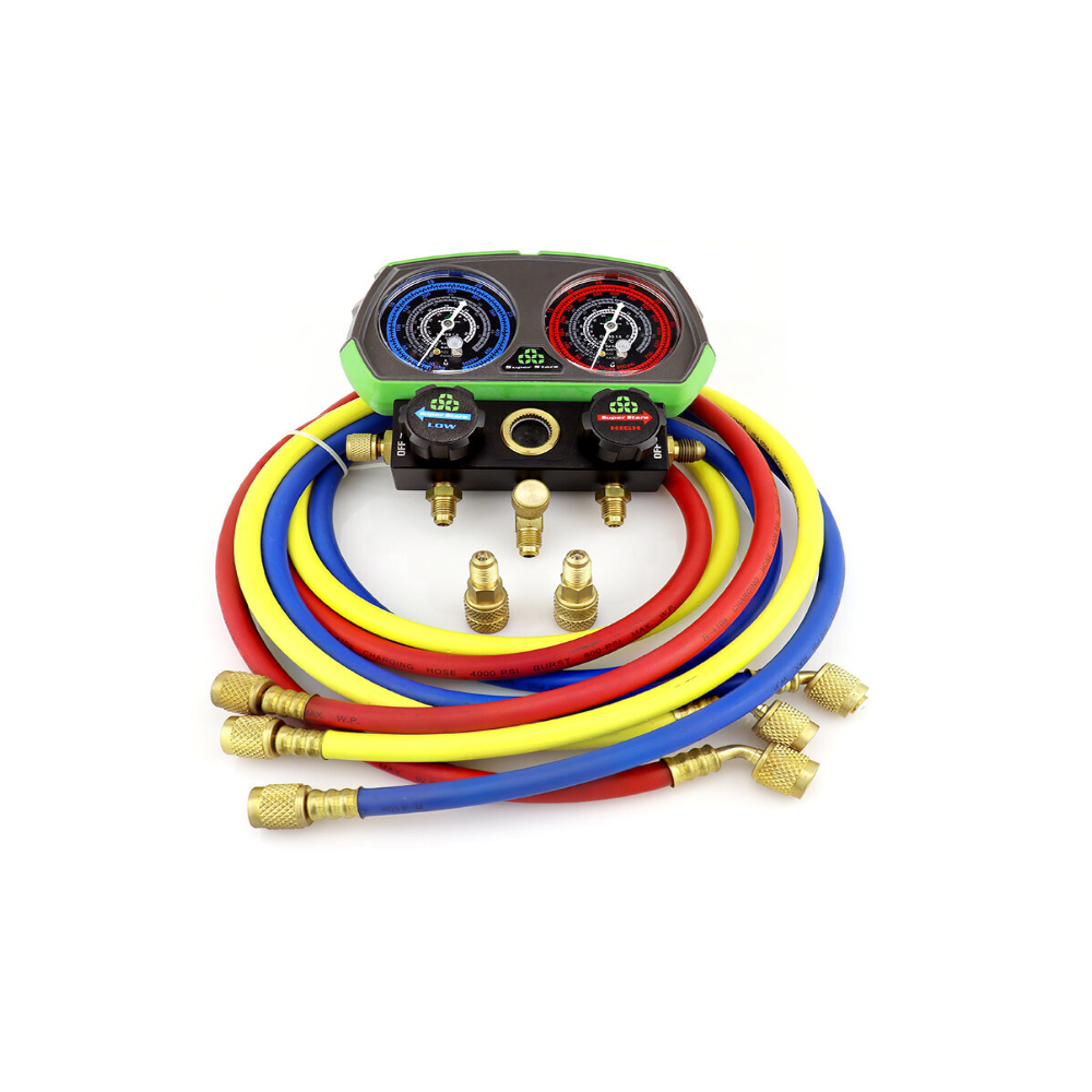 Pressure gauge set with Super Stars service hoses ST-B2681