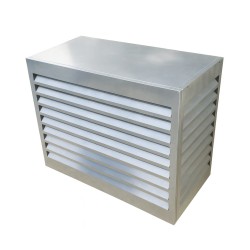 Outdoor air conditioner unit enclosure, cover OZ 100×50×78, galvanized