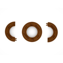 Brown escutcheon BRSPlast, hole cover 60 mm 2