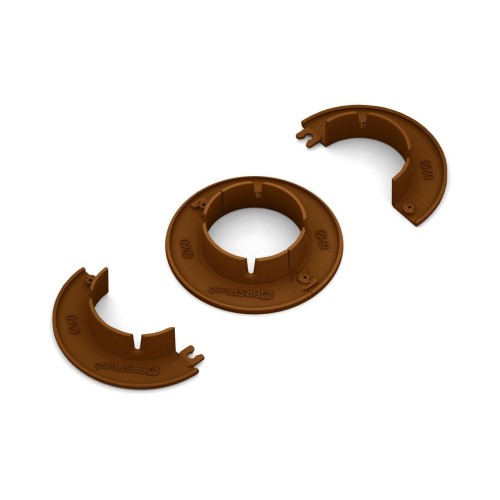 Brown escutcheon BRSPlast, hole cover 60 mm
