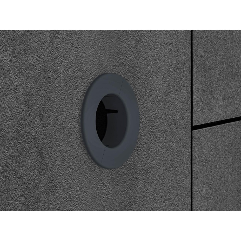 Anthracite escutcheon BRSPlast, hole cover 60 mm