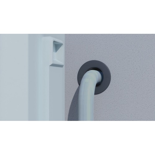 Anthracite escutcheon BRSPlast, hole cover 60 mm
