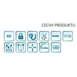 Jednostka wewnętrzna Sinclair kasetonowa 7.1kw MV-C24BI 2
