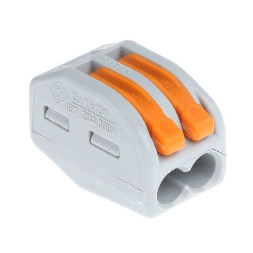 Złączka zaciskowa Wago 2x0,8-4mm drut i linka, 1szt