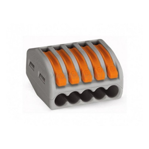 Złączka zaciskowa Wago 5x0.8-4mm drut i linka, 1szt