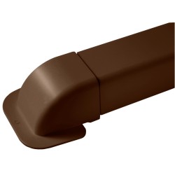 Brown trough wall bezel 80x60mm